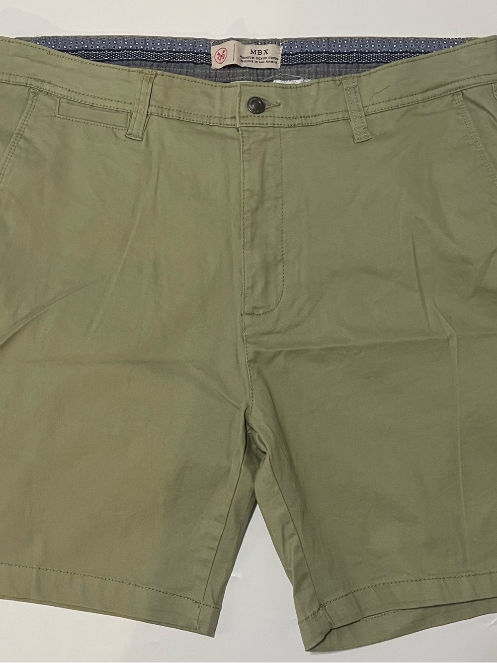 MDX Olive Flat-Front Men's Shorts